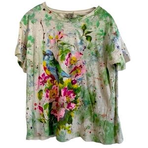 NWT Magnolia Pearl Songbird Art Class Tee One Size